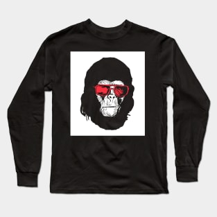 Cornelius Red and White Long Sleeve T-Shirt